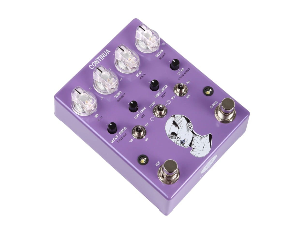 AC Noises CONTINUA Stereo Dynamic Sampler + Multi-Effect Pedal - B2B Music Store