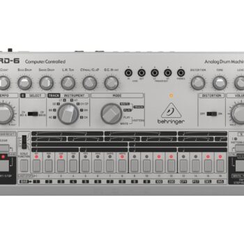 Behringer RD-6 Analog Drum Machine Silver - B2B Music Store