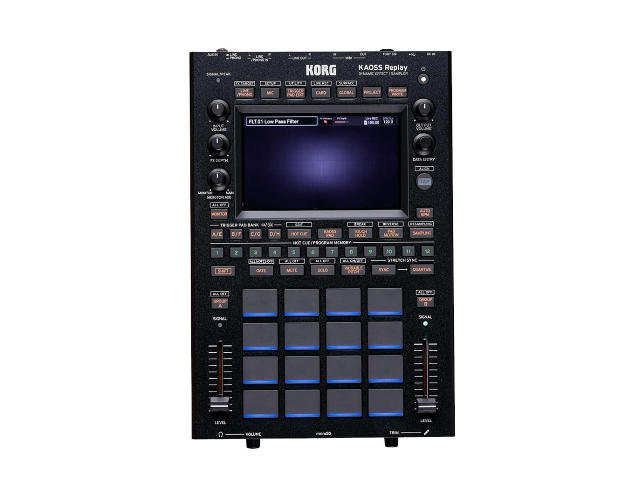 Korg KAOSS Replay Dynamic Effects Sampler - B2B Music Store