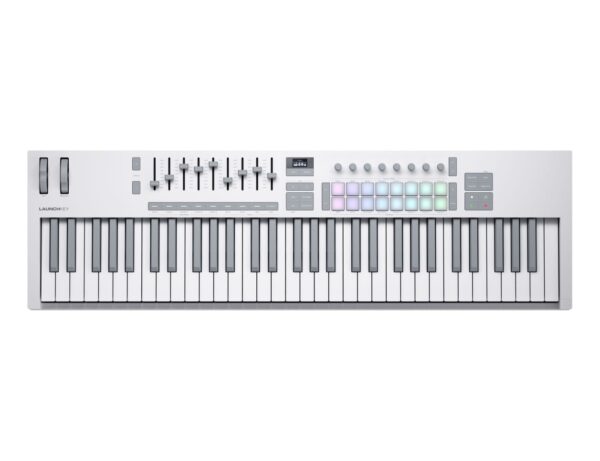 NOVATION LAUNCHKEY 61 MK4 MIDI KEYBOARD CONTROLLER (WHITE) - B2B Music Store