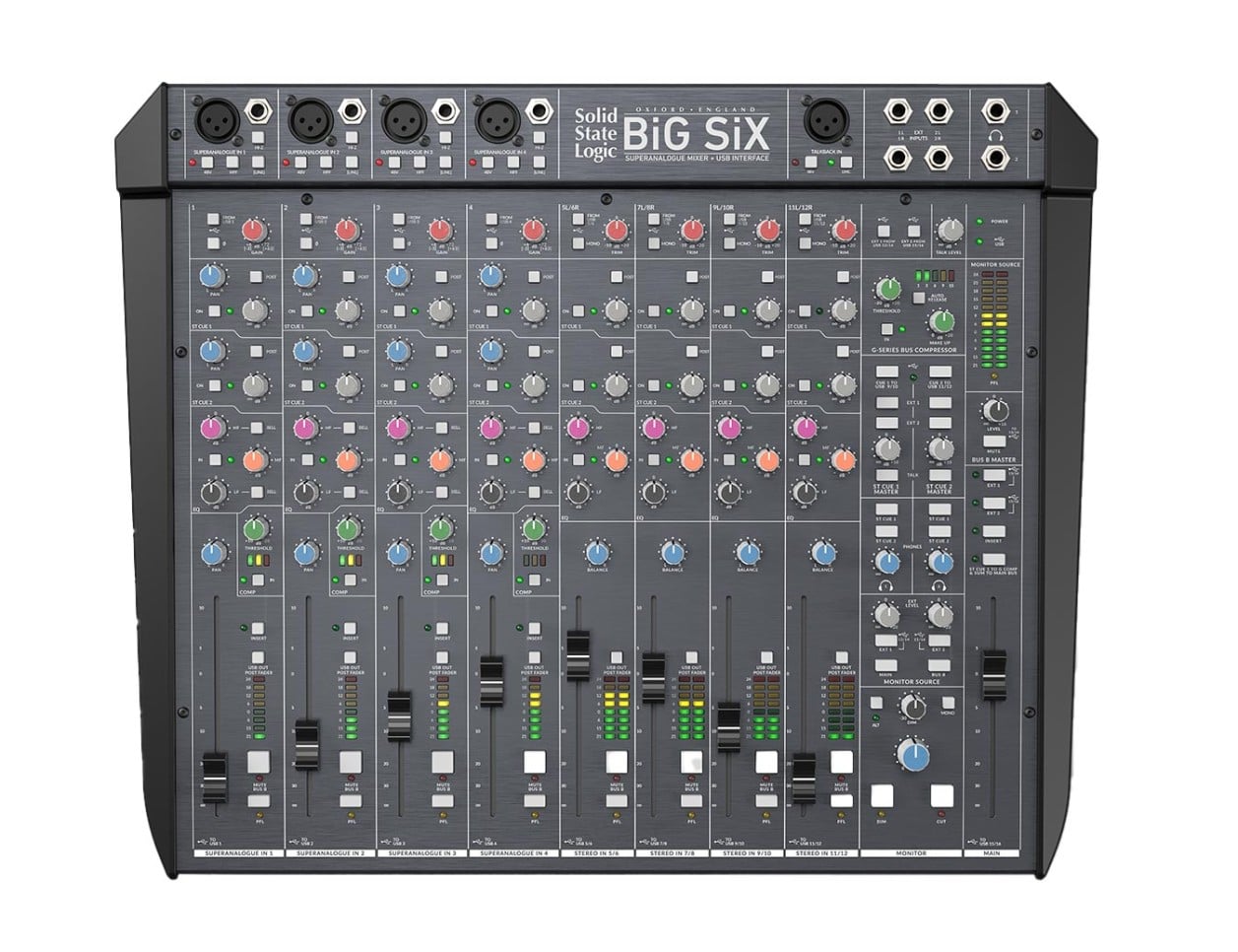 SSL BiG SiX frontal - B2B Music Store